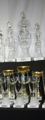 Parallel-Kuppel-Cup um die Crystal-Trophäe